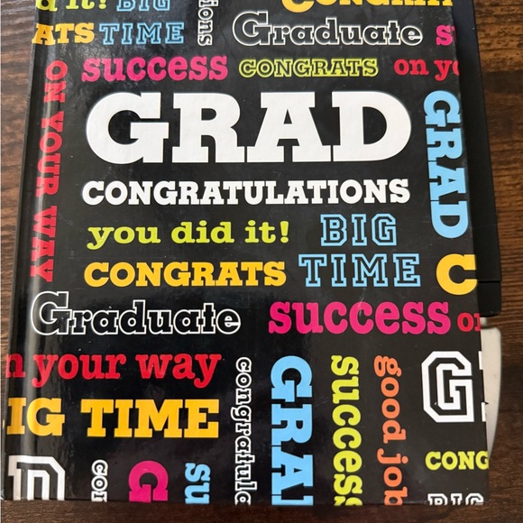 Colorful Graduation Congratulations Card/Booklet - Picture 1 of 4